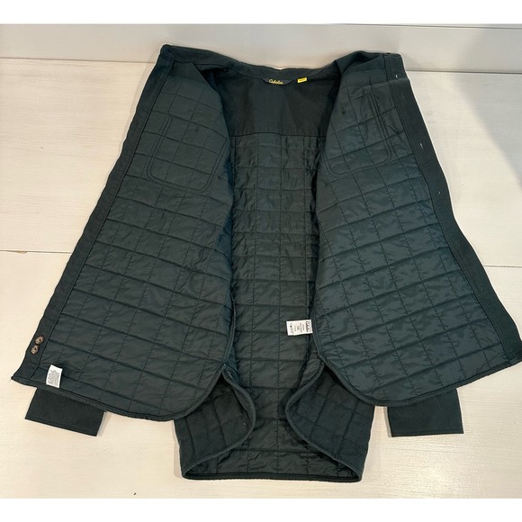 Cabela’s Forest Green Quilted & Lined 100% Cotton Jacket XL - Picture 10 of 16